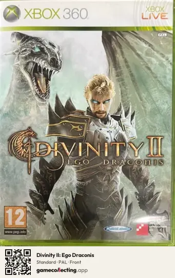 Divinity II: Ego Draconis Xbox 360, PAL box front