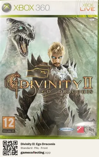 Divinity II: Ego Draconis Xbox 360, PAL box front