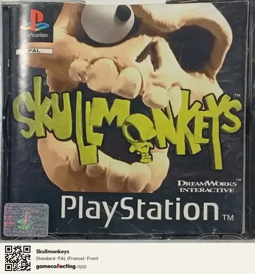 Skullmonkeys PlayStation, France box front