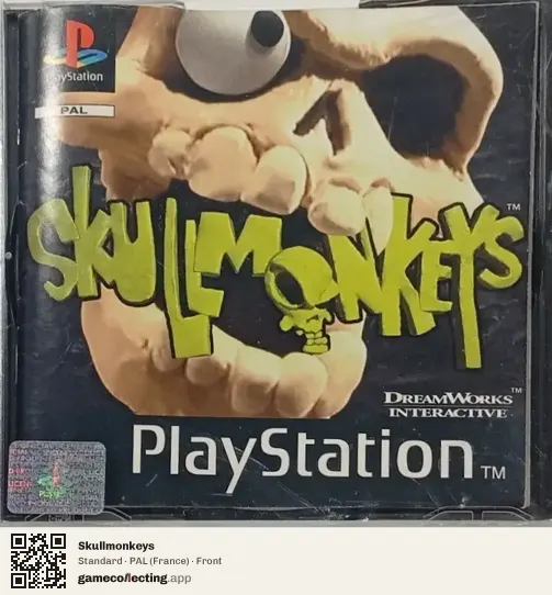Skullmonkeys PlayStation, France box front