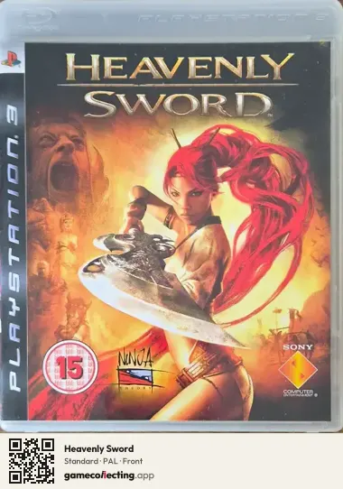 Heavenly Sword PlayStation 3, PAL box front