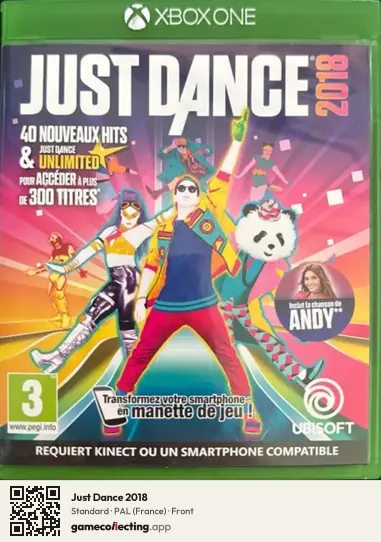 Just Dance 2018 Xbox One, France box front