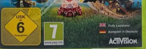 Skylanders: Imaginators, the USK square on its front