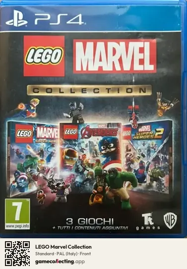 LEGO Marvel Collection PlayStation 4, Italy box front