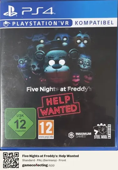Five Nights at Freddy's: Help Wanted PlayStation 4, Germany box front