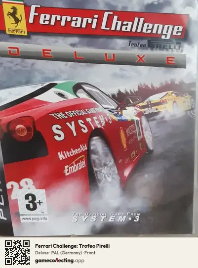 Ferrari Challenge: Trofeo Pirelli PlayStation 3, Germany box front