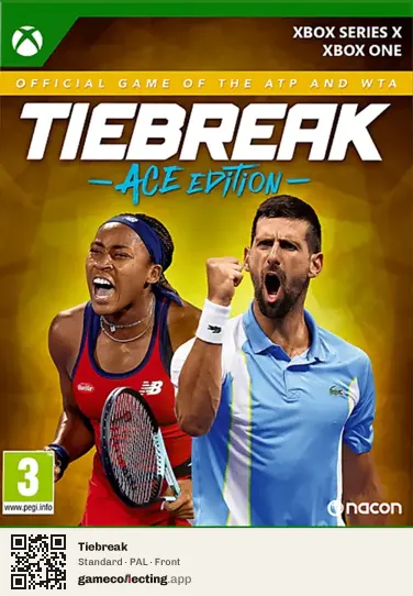 Tiebreak Xbox Series X, PAL box front