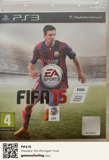 FIFA 15 PlayStation 3, Portugal box front