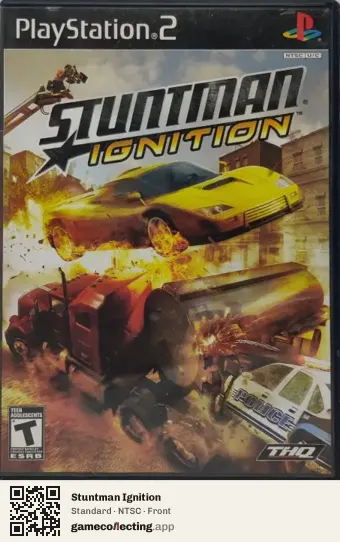 Stuntman Ignition PlayStation 2, NTSC box front