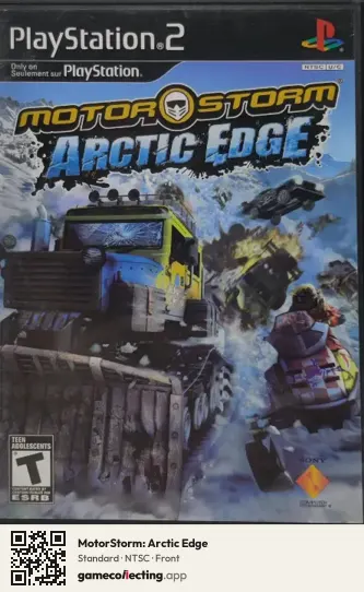 MotorStorm: Arctic Edge PlayStation 2, NTSC box front