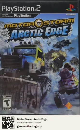 MotorStorm: Arctic Edge PlayStation 2, NTSC box front