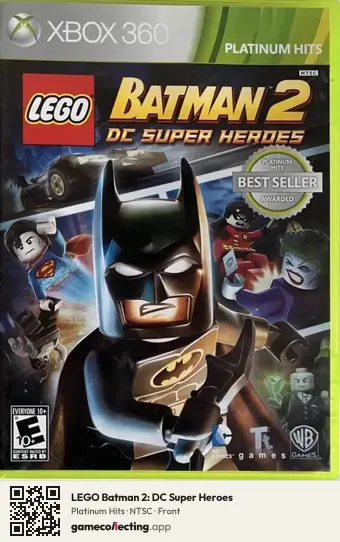 LEGO Batman 2: DC Super Heroes Xbox 360, NTSC box front