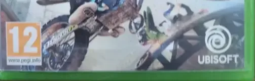 Trials Rising, the PEGI square on its front