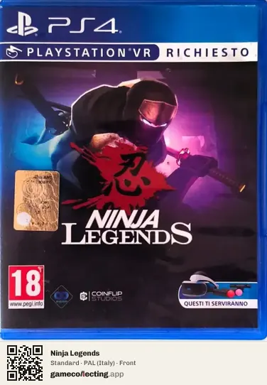 Ninja Legends PlayStation 4, Italy box front