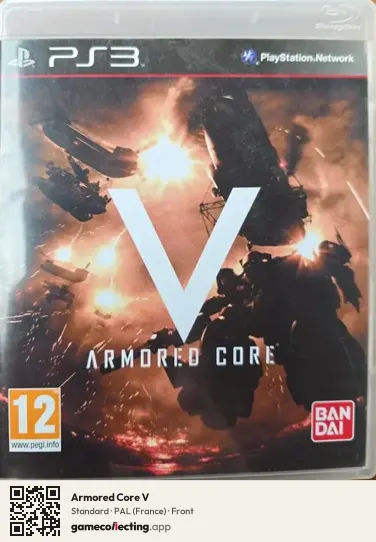 Armored Core V PlayStation 3, France box front