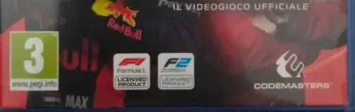 F1 2020, the PEGI square on its front