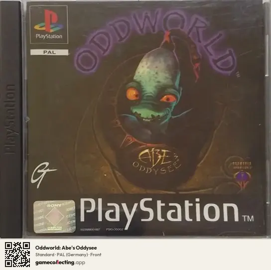 Oddworld: Abe's Oddysee PlayStation, Germany box front