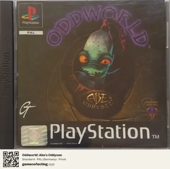Oddworld: Abe's Oddysee PlayStation, Germany box front