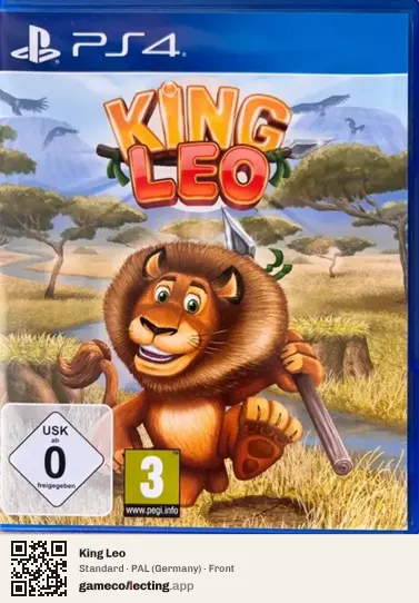 King Leo PlayStation 4, Germany box front