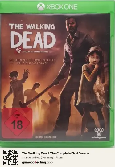The Walking Dead: The Complete First Season Xbox One, Germany box front