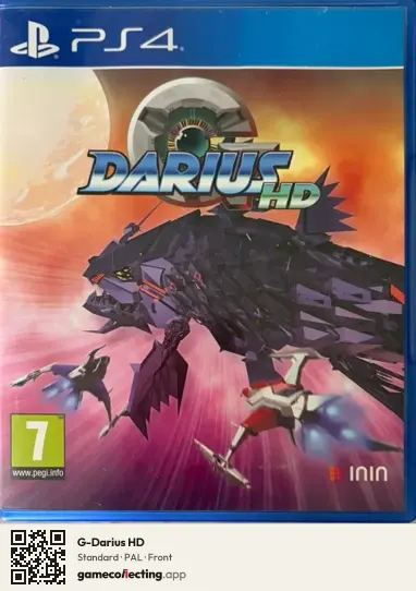 G-Darius HD PlayStation 4, PAL box front