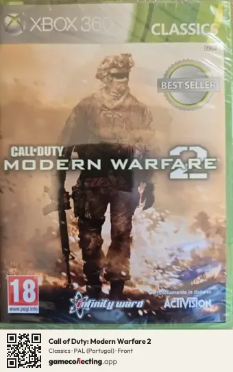 Call of Duty: Modern Warfare 2 Xbox 360, Portugal box front
