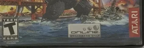 Godzilla: Save the Earth, the ESRB box on its front