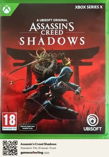 Assassin's Creed Shadows Xbox Series X, France box front