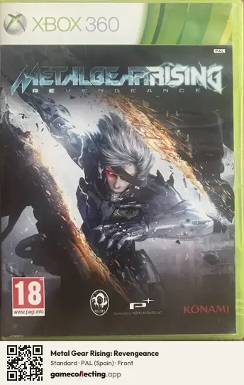 Metal Gear Rising: Revengeance Xbox 360, Spain box front