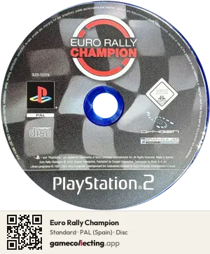 Euro Rally Champion PlayStation 2, PAL disc