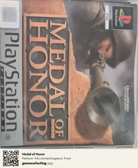Medal of Honor PlayStation, United Kingdom box front