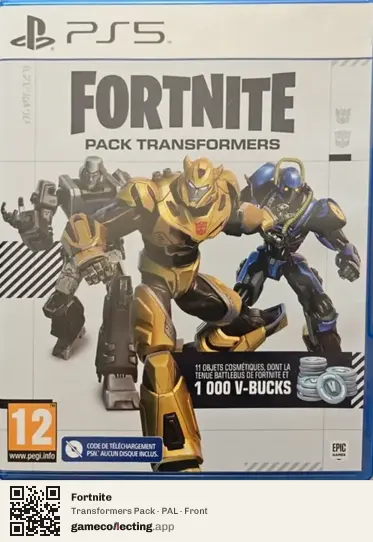 Fortnite PlayStation 5, PAL box front