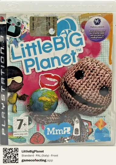 LittleBigPlanet PlayStation 3, Italy box front