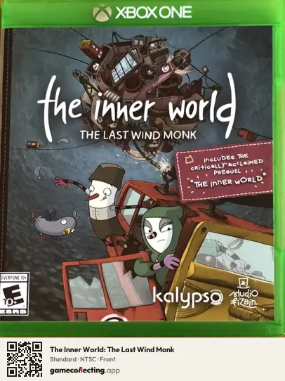 The Inner World: The Last Wind Monk Xbox One, NTSC box front