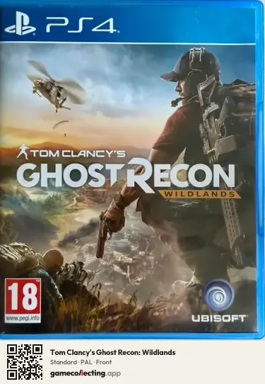 Tom Clancy's Ghost Recon: Wildlands PlayStation 4, PAL box front