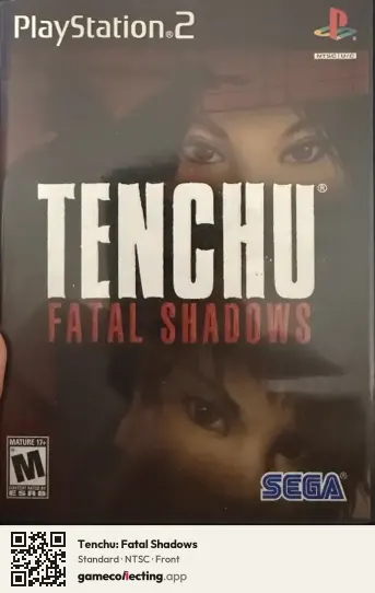 Tenchu: Fatal Shadows PlayStation 2, NTSC box front