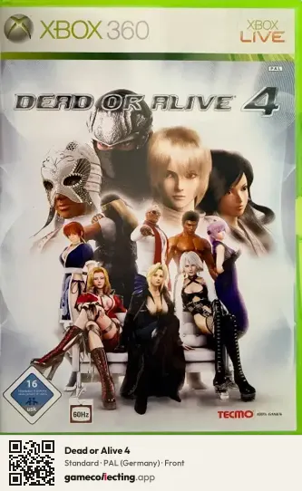Dead or Alive 4 Xbox 360, Germany box front