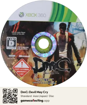 DmC: Devil May Cry Xbox 360, Asia disc