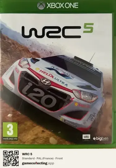 WRC 5 Xbox One, France box front