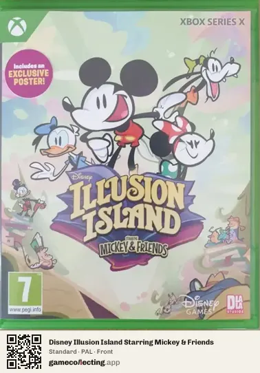 Disney Illusion Island Starring Mickey & Friends Xbox Series X, PAL box front