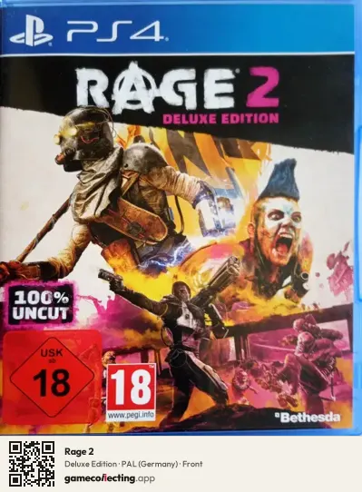 Rage 2 PlayStation 4, Germany box front