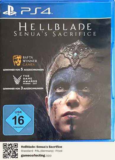 Hellblade: Senua's Sacrifice PlayStation 4, Germany box front