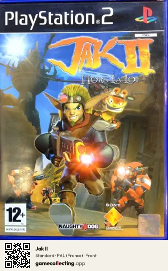 Jak II PlayStation 2, France box front