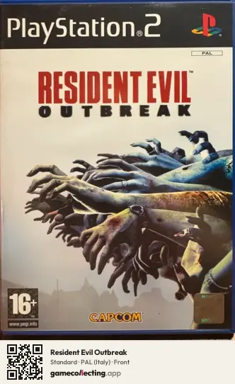 Resident Evil Outbreak PlayStation 2, Italy box front