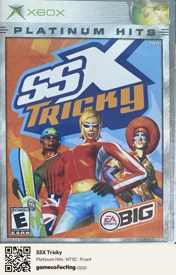 SSX Tricky Xbox, NTSC box front