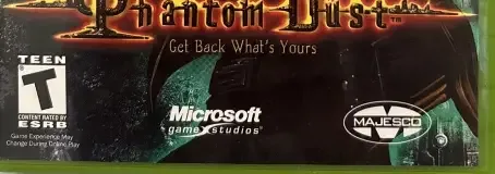 Phantom Dust, the ESRB box on its front