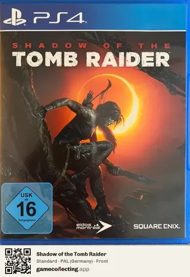 Shadow of the Tomb Raider PlayStation 4, Germany box front