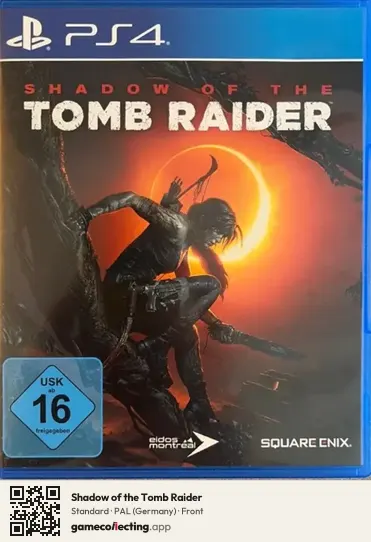 Shadow of the Tomb Raider PlayStation 4, Germany box front