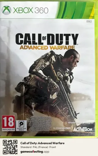 Call of Duty: Advanced Warfare Xbox 360, France box front
