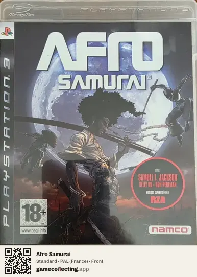 Afro Samurai PlayStation 3, France box front